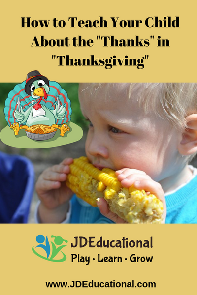 Teach Your Child About the "Thanks" in "Thanksgiving" with this Child-Friendly Activity