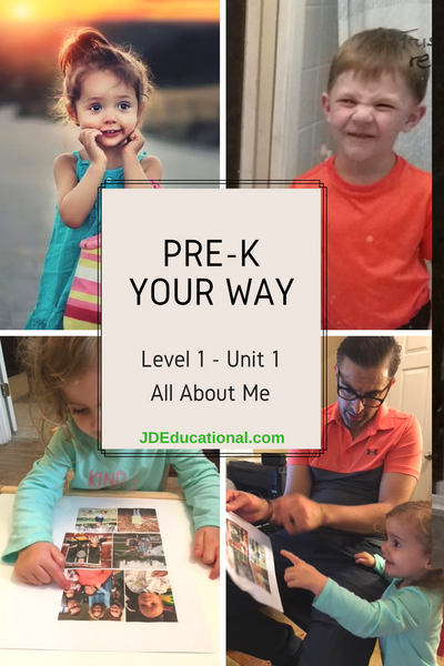 Level 1: Unit 1: All About Me Activities