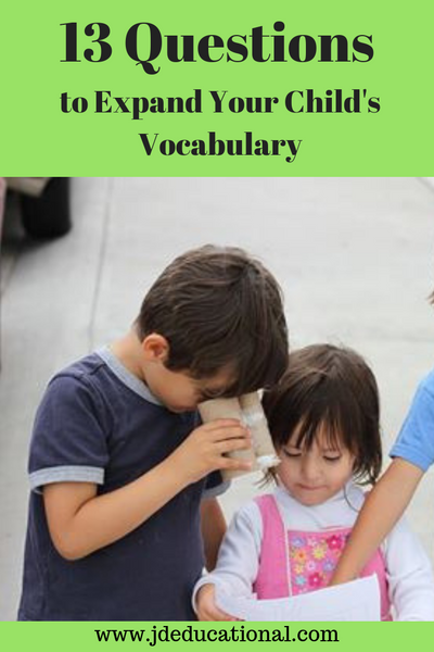 13 Questions to Expand Your Child's Vocabulary