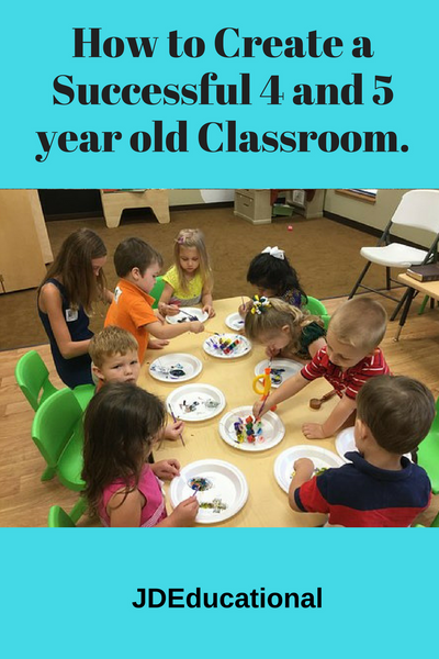 Creating a Successful Classroom for 4 and 5 year olds