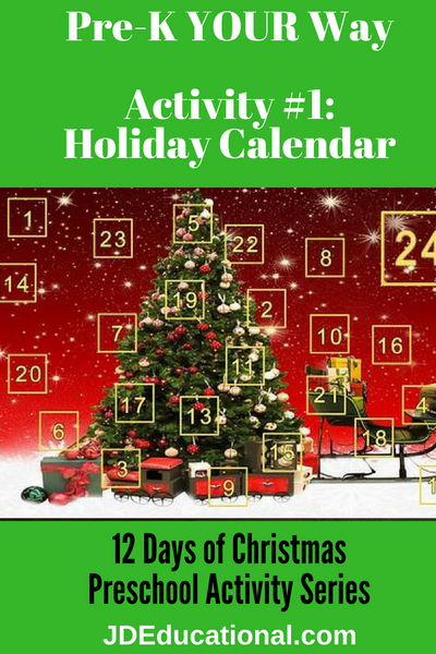 Activity #1: Holiday Calendar