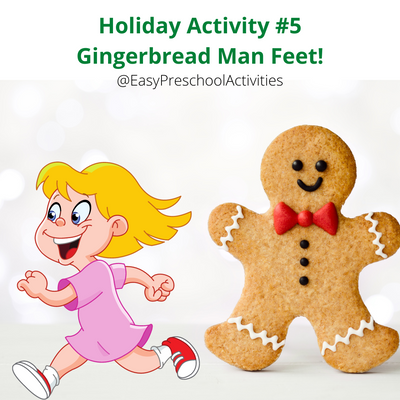Activity #5: Gingerbread Man Feet