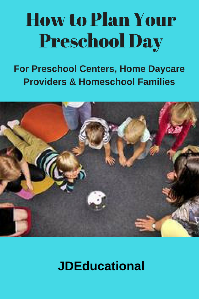 How to Plan Your Preschool Day