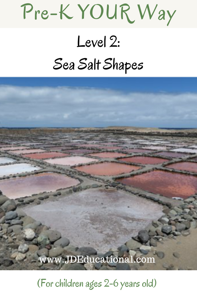 Pre-K YOUR Way: Sea Salt Shapes