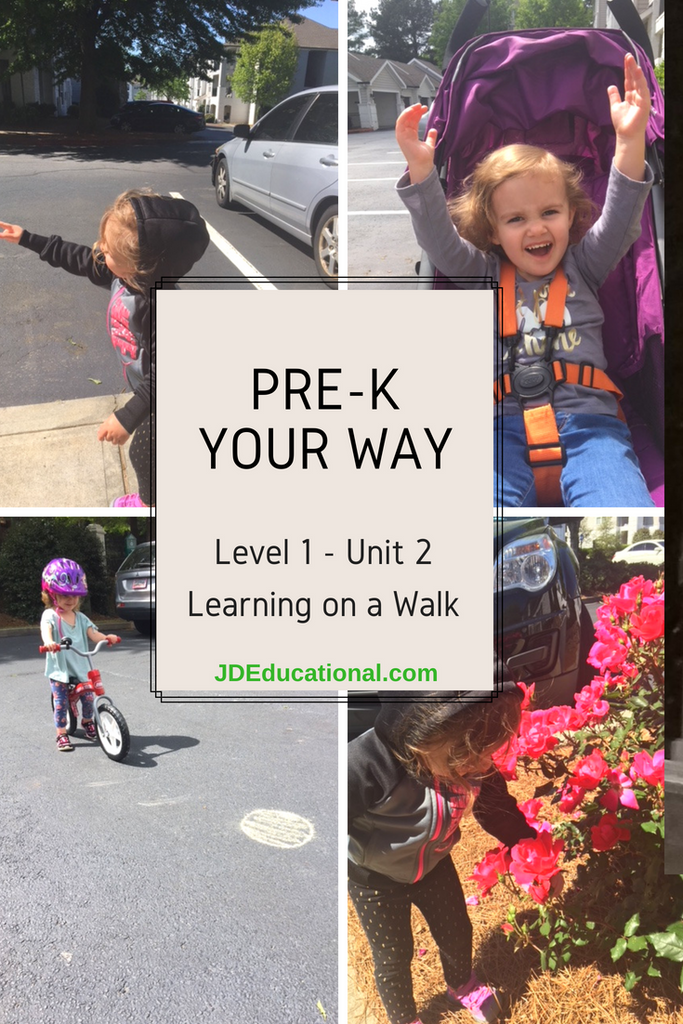 Level 1: Unit 2:  Going On A Walk Activities