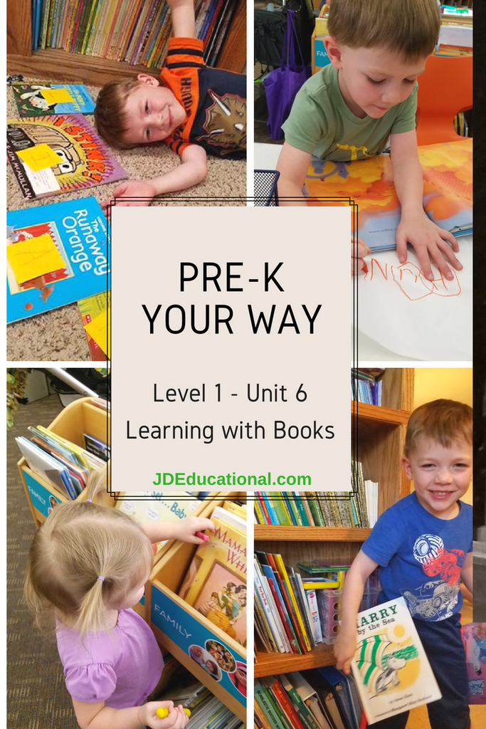 Level 1: Unit 6: Learning with Books Activities