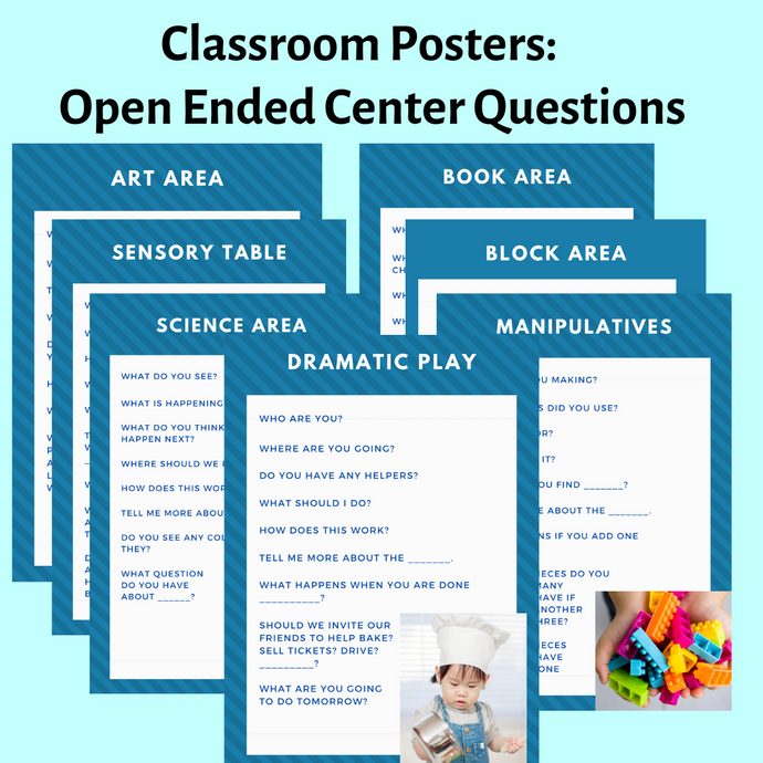 Classroom Posters: Open Ended Center Questions