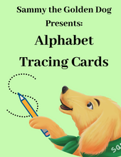 Sammy the Golden Dog: Alphabet Tracing Cards
