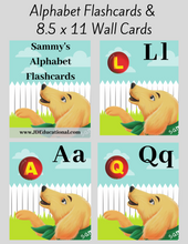 Sammy the Golden Dog: Alphabet Flashcards